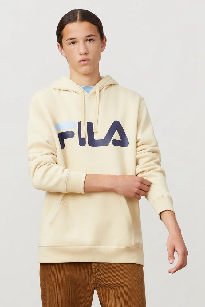 Fila Miesten Huppari Flori Beige - YPXV-78064